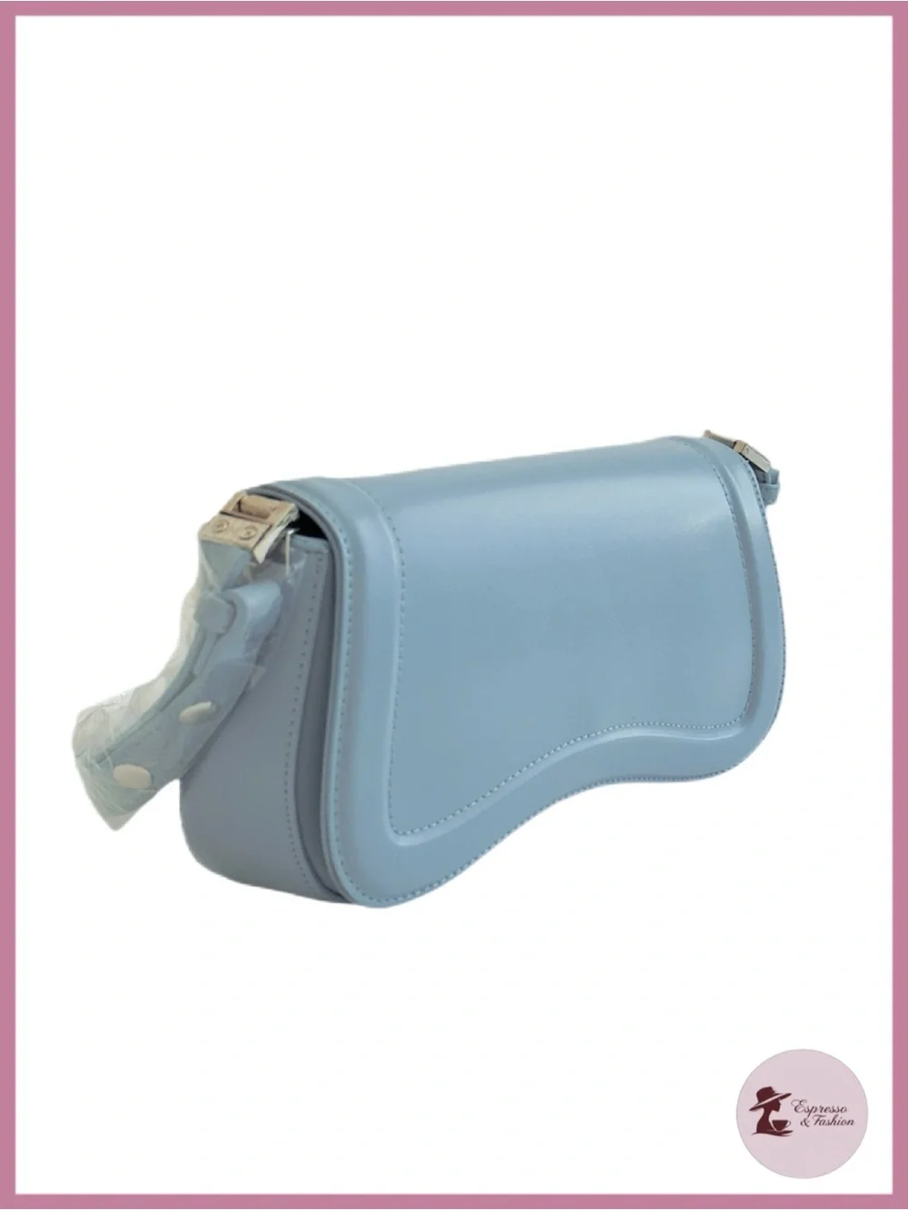 NWT Max Baguette Blue Shoulder Bag - Picture 5 of 11
